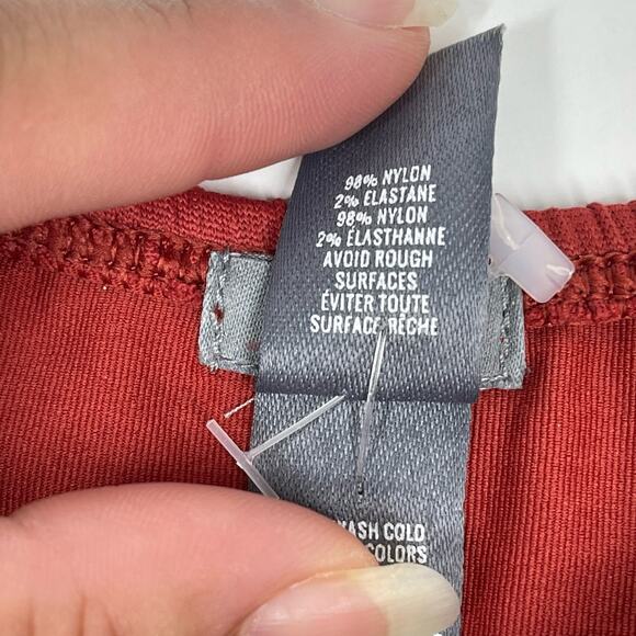 NEW Aerie Bikini Bottom Women's Size XL Red Swim Hi-Leg Cheeky Swimwear NWOT - Picture 5 of 5